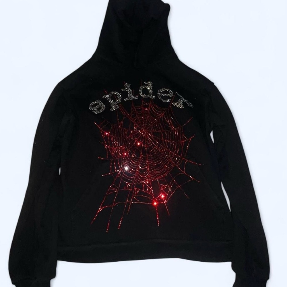 Sp5der Rhinestone OG hoodie